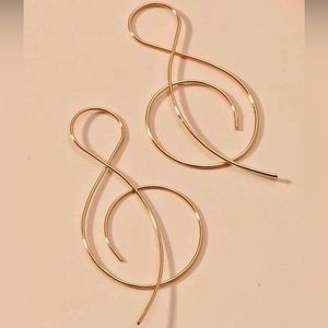 NEW: music note earrings